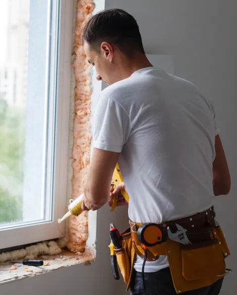 Dallas Handy Pros handyman performing window repair and maintenance