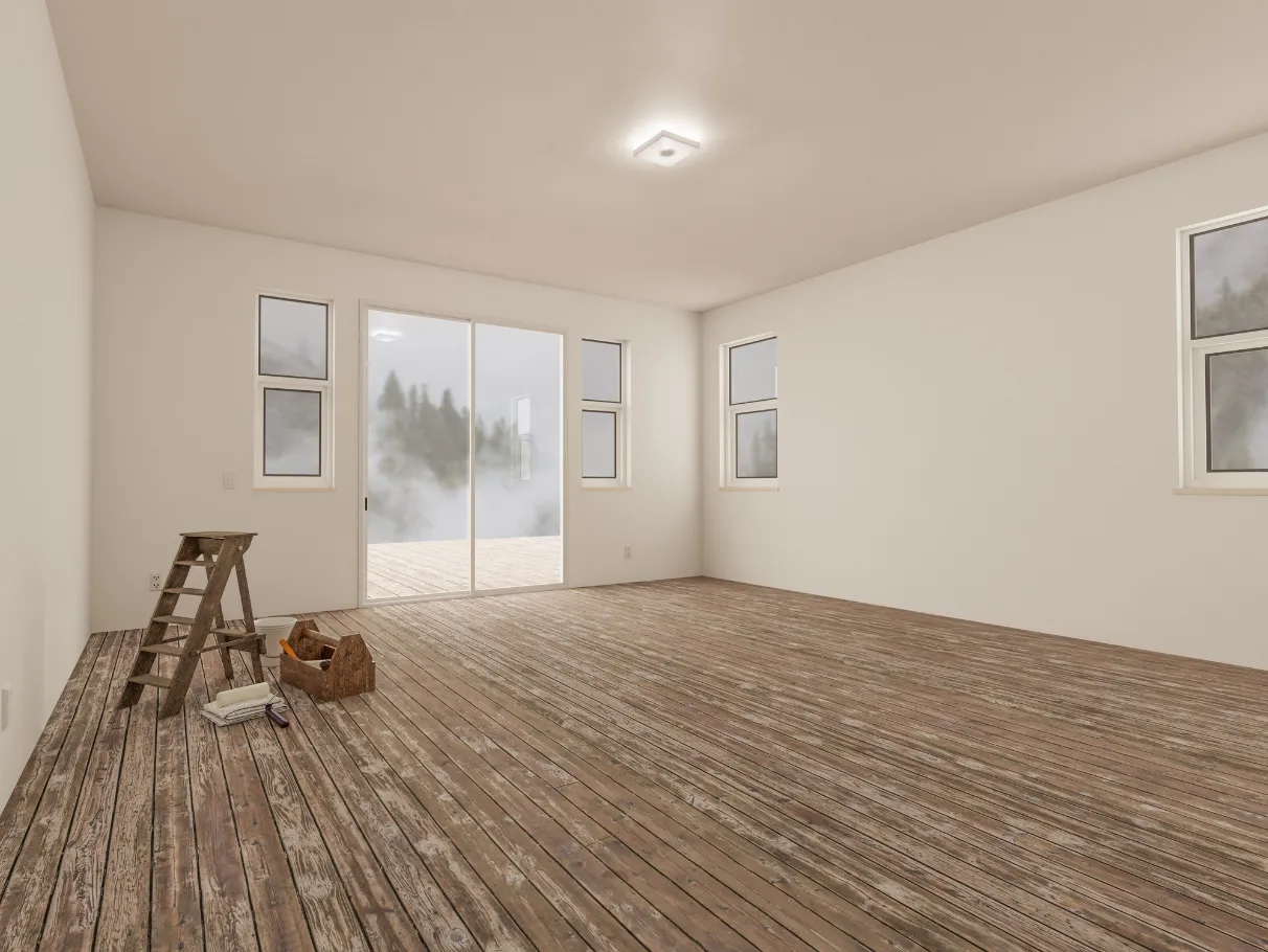 Dallas Handy Pros Living Room Remodel Before