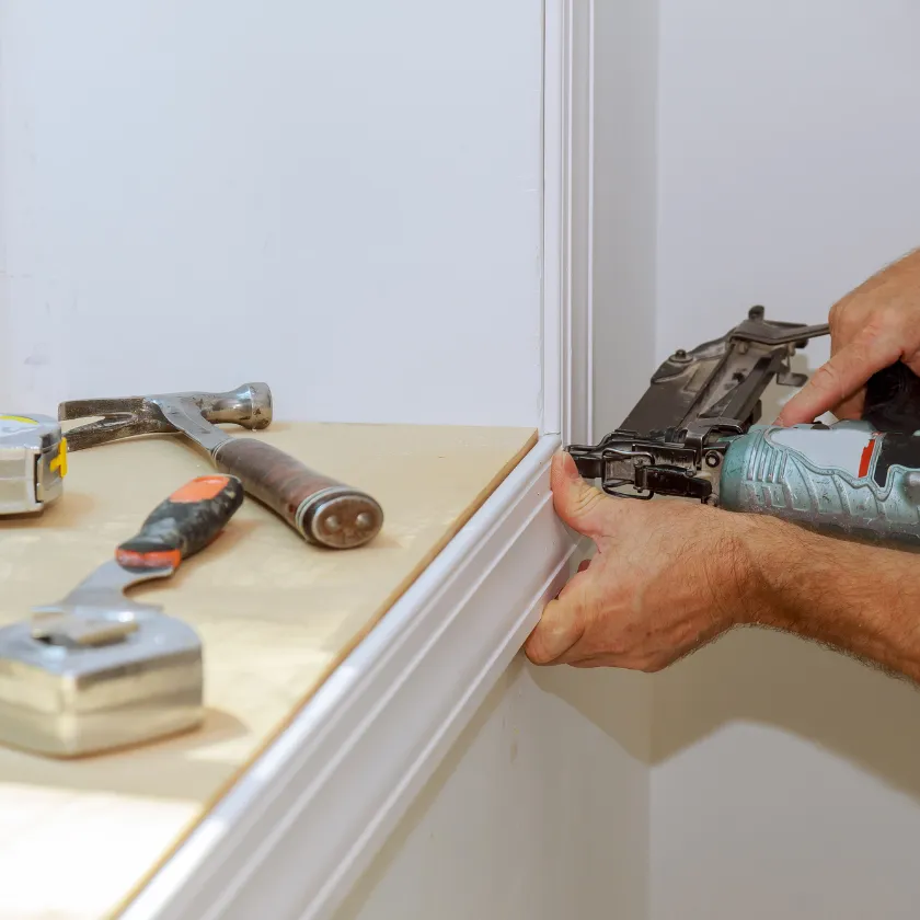 Dallas interior trim carpentry and wood finishing service